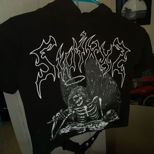 zumiez crop top by maggie lindemann